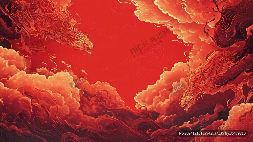 龍年系列包裝插畫