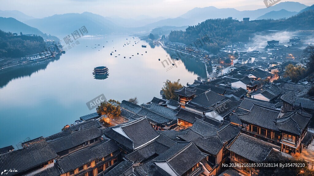 沱江晨曦