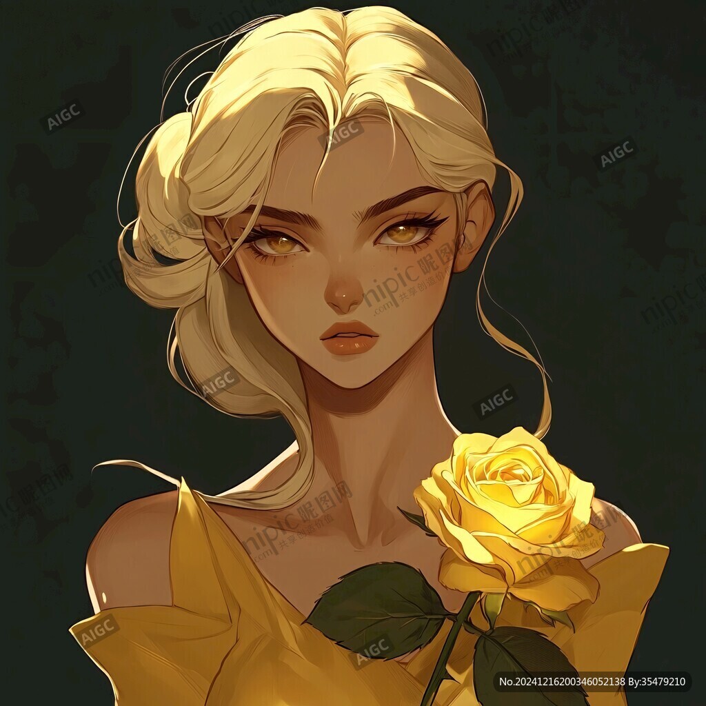 高級感女插畫