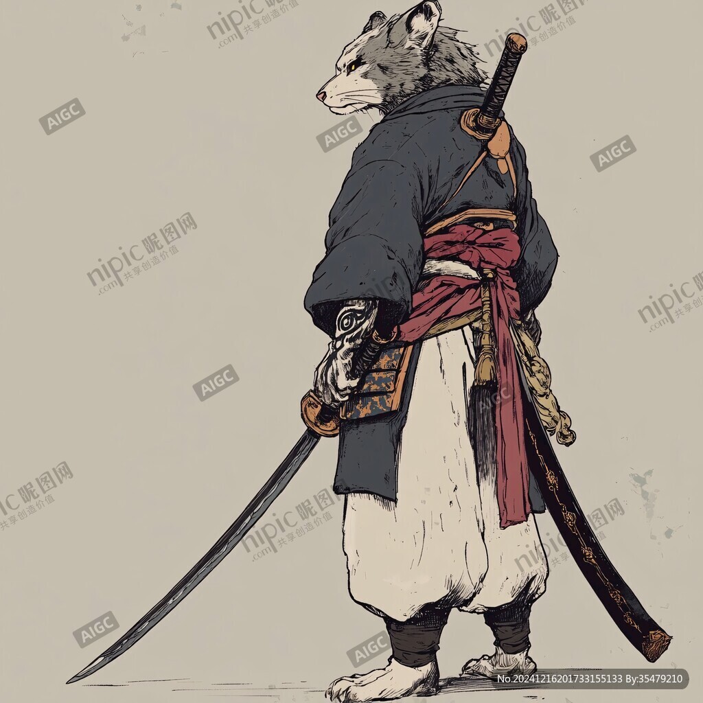 武士插畫