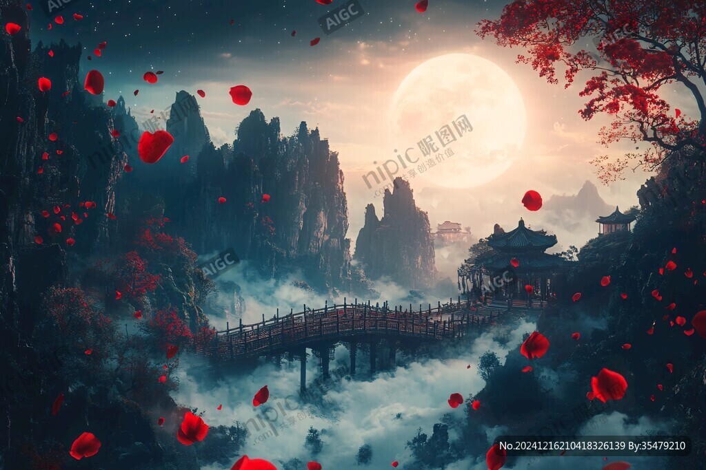 中秋唯美寬屏壁紙