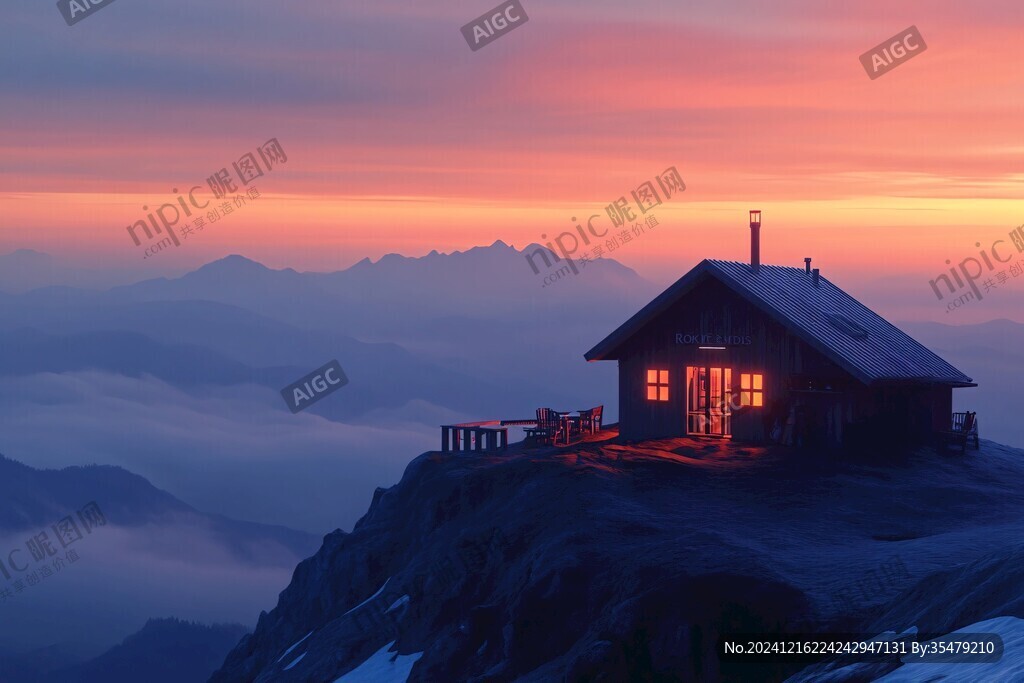 山巔木屋