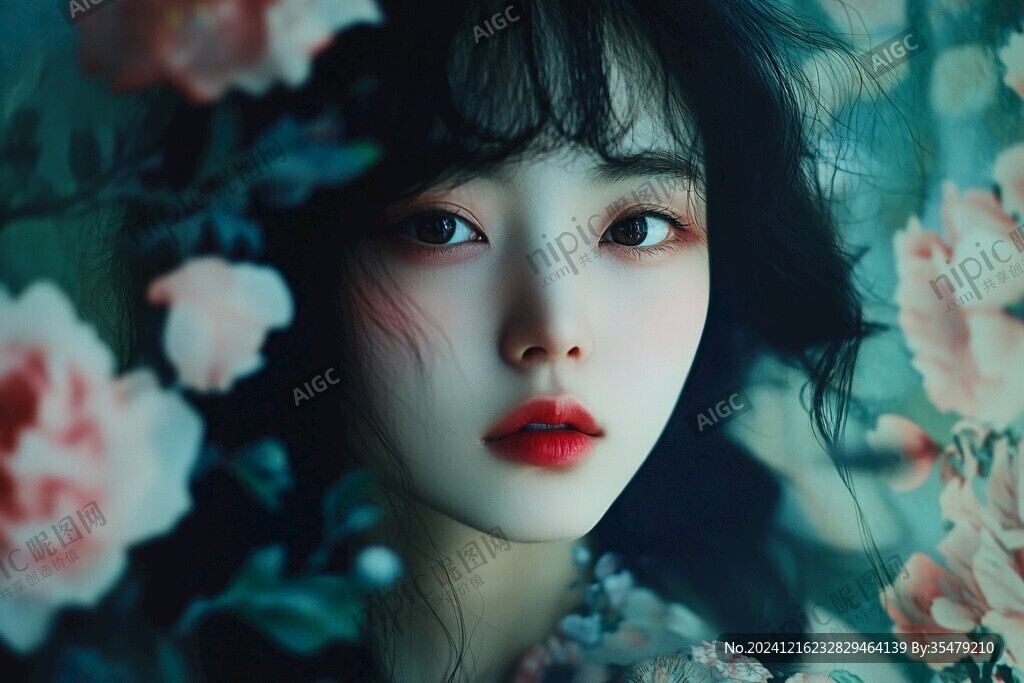 仙氣清冷少女壁紙圖片
