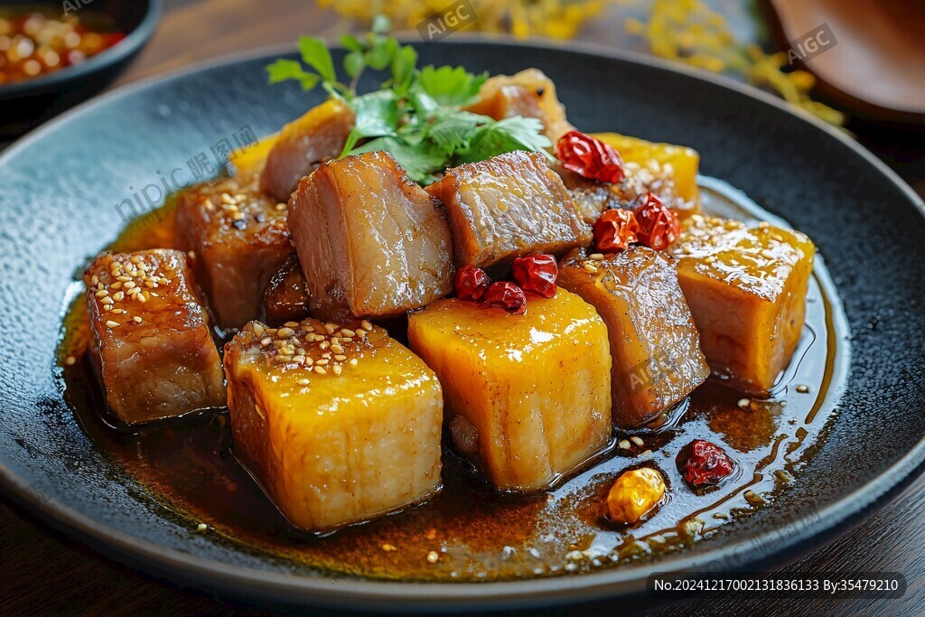 涼粉燒肉