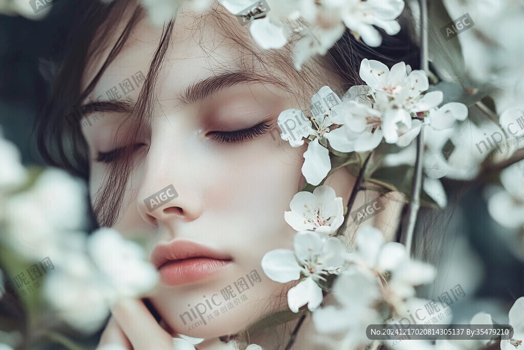 唯美花間美人