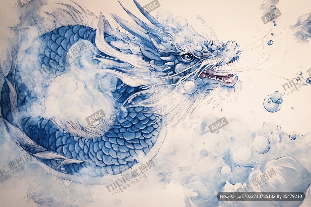 龍年插畫手繪