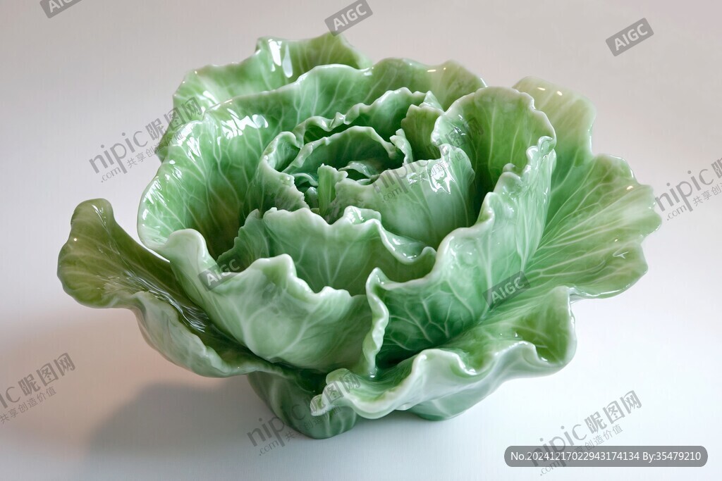 瓷雕白菜