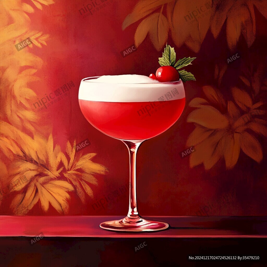 雞尾酒插畫