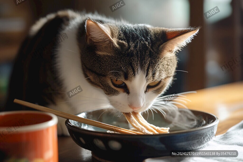 貓咪吃飯