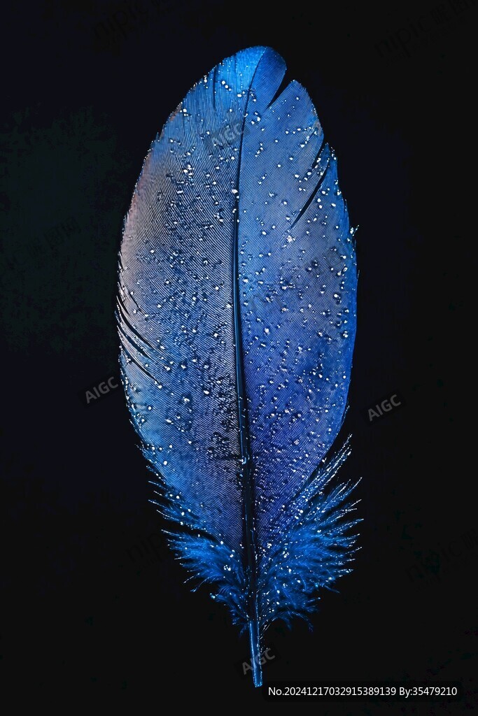 藍(lán)色顏色創(chuàng)意葉脈紋理