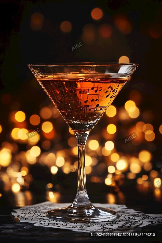 光影復古酒杯