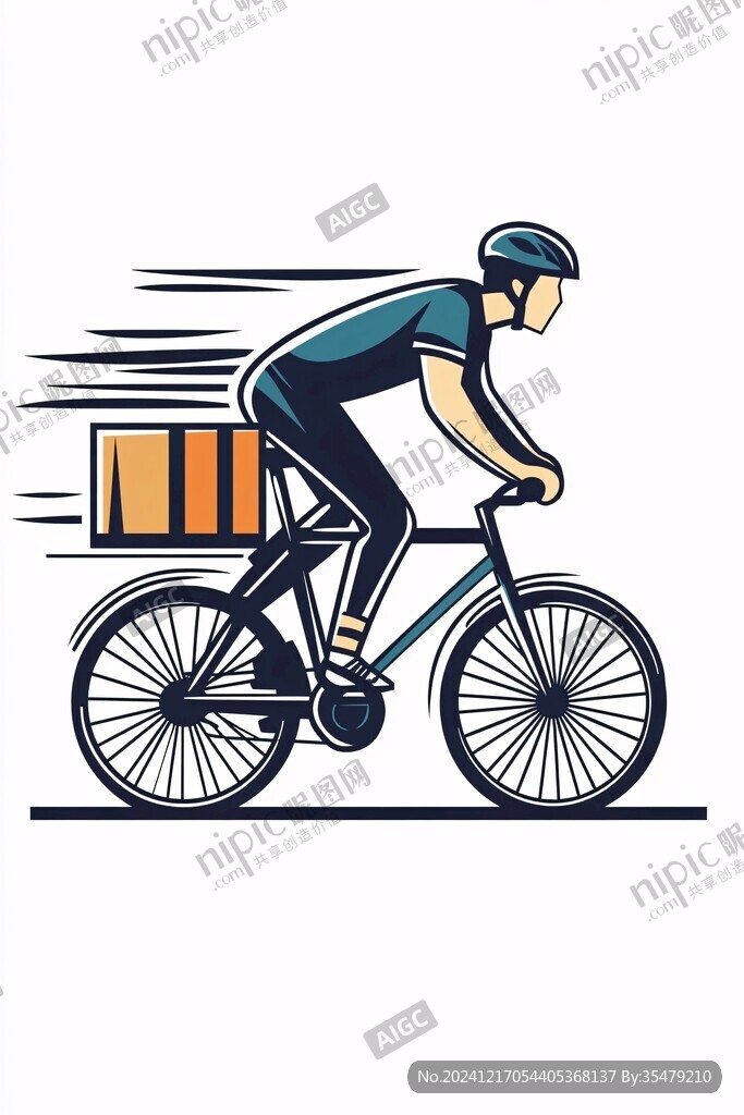 騎車運動手繪