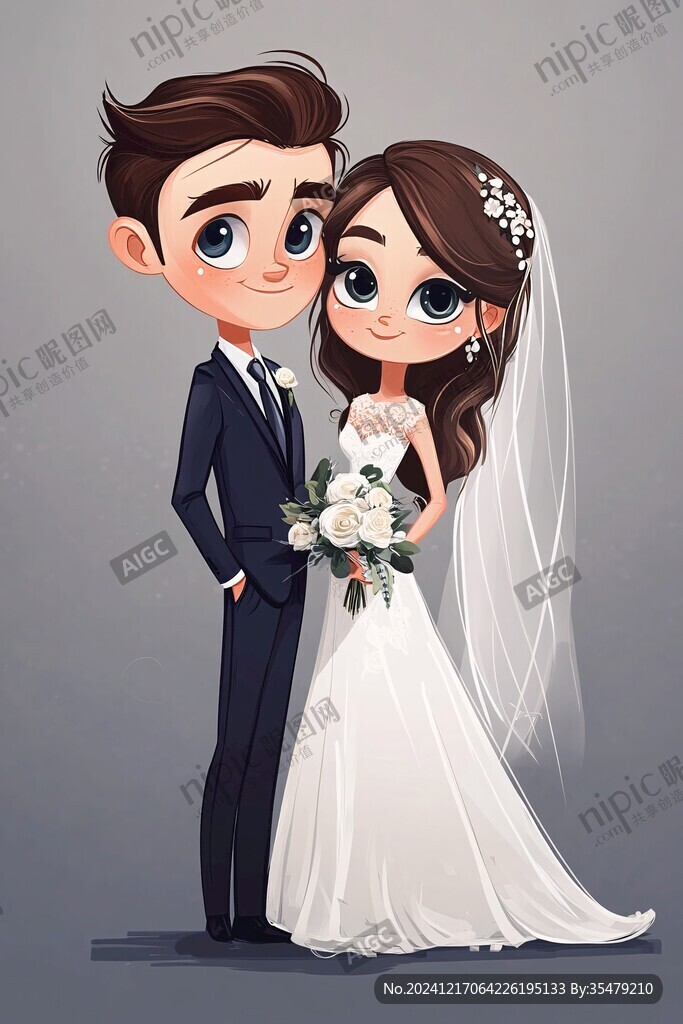 q版結婚照