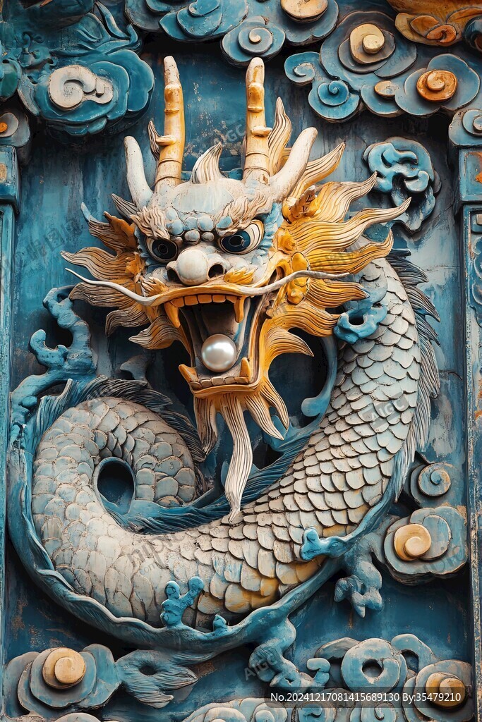 高清浮雕龍