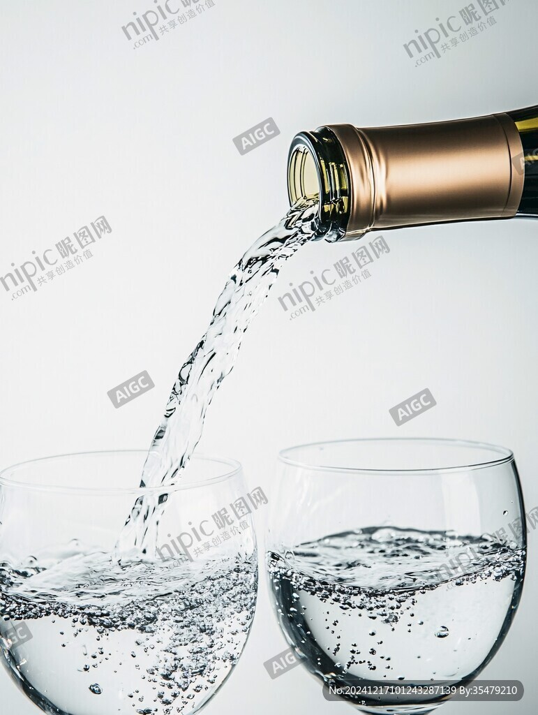 倒酒素材