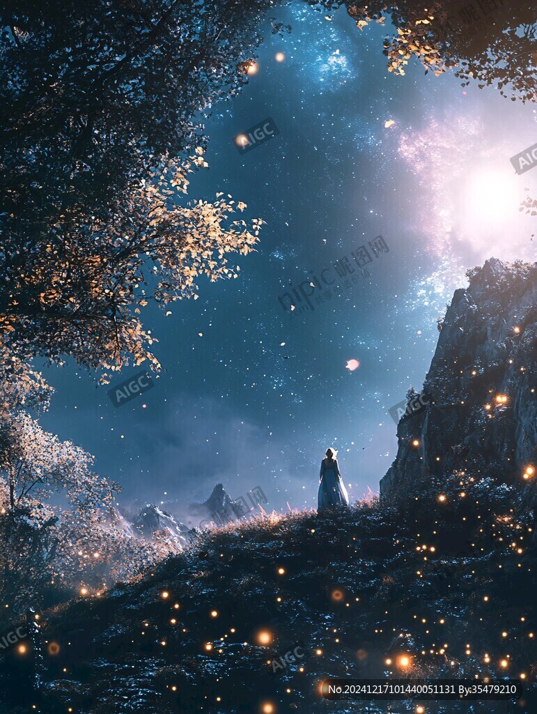 唯美星雨