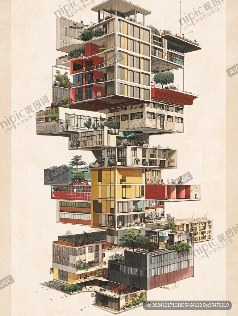 立體3d創(chuàng)意建筑