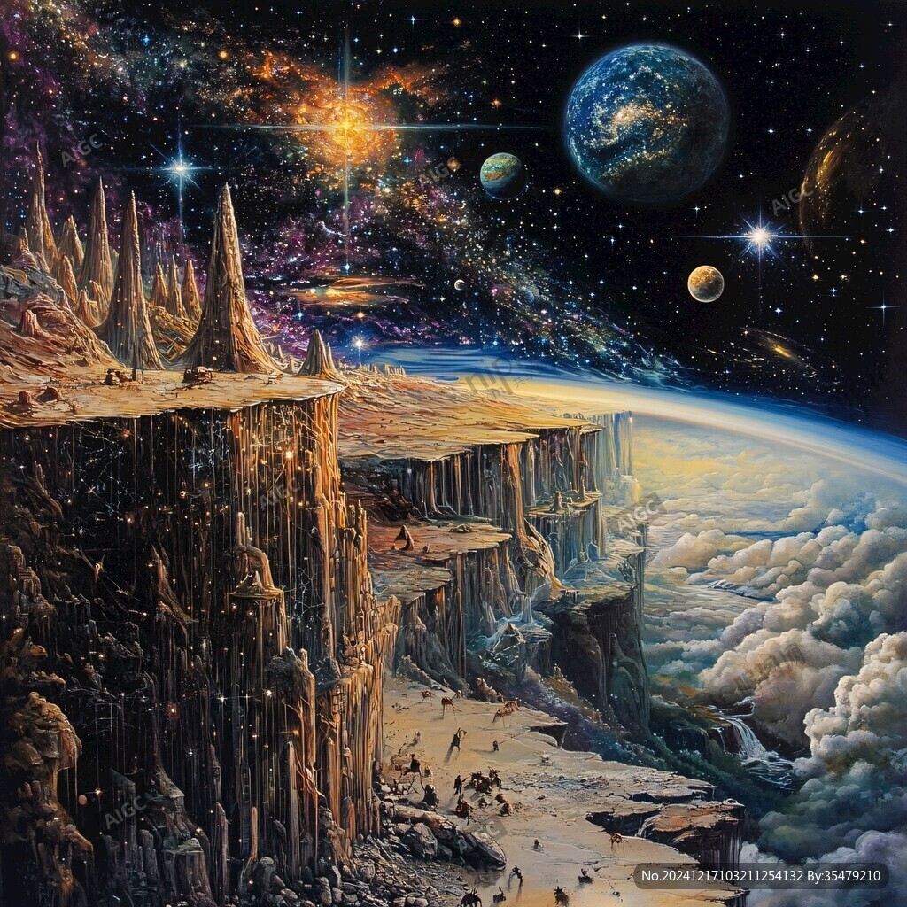 3d宇宙立體畫