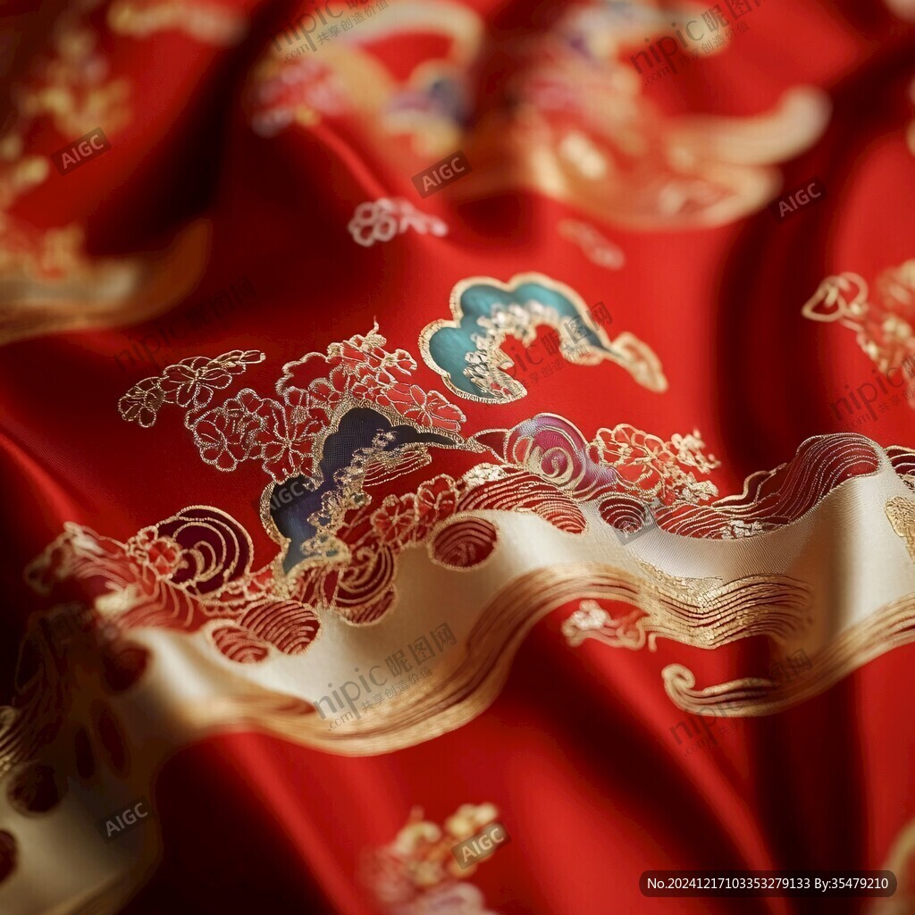 漢服刺繡綢緞錦緞絲綢