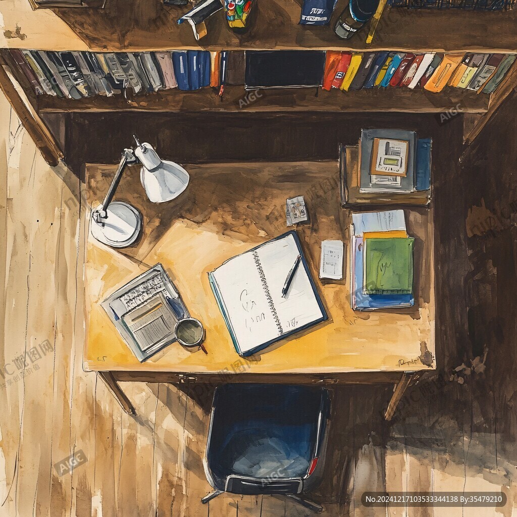 書房插畫