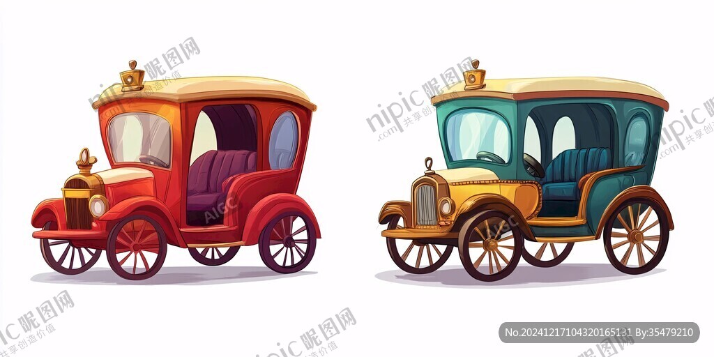 卡通馬車