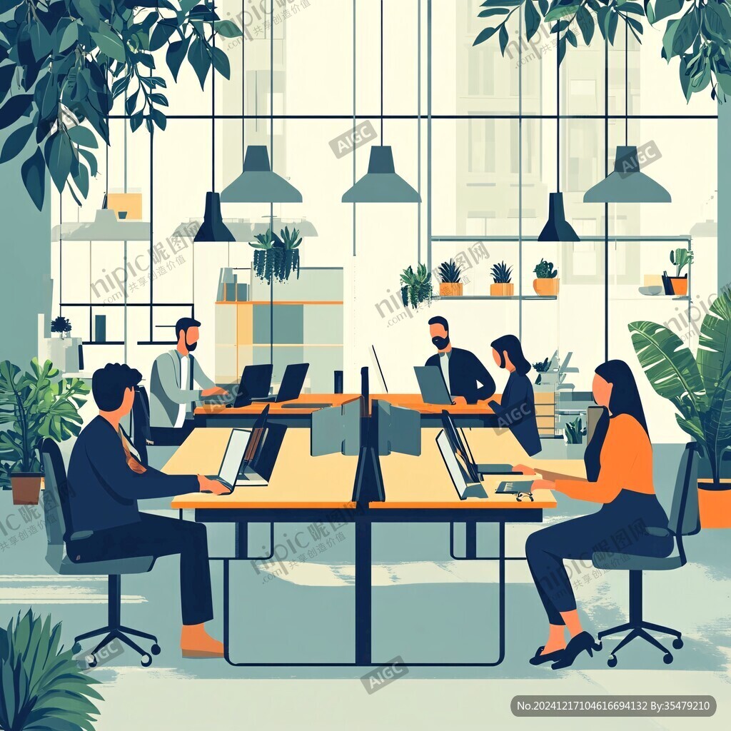 企業室內插圖