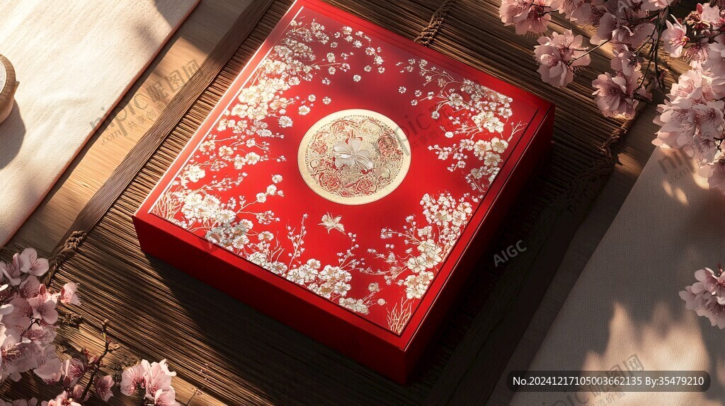 花好月圓月餅盒