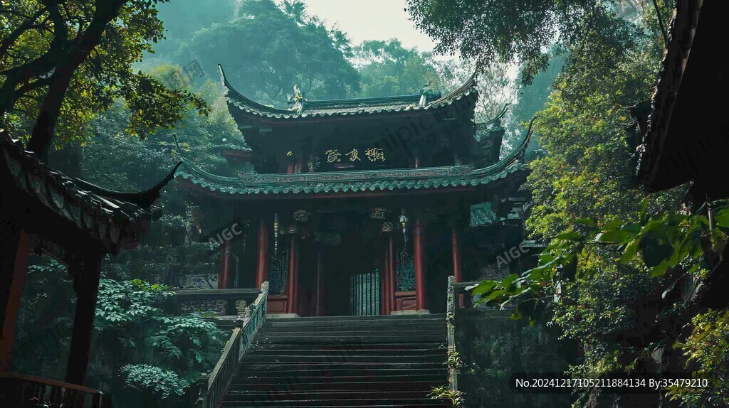 山林古剎