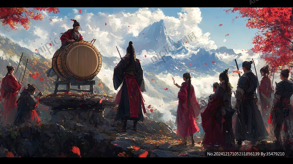 古風人物大場景