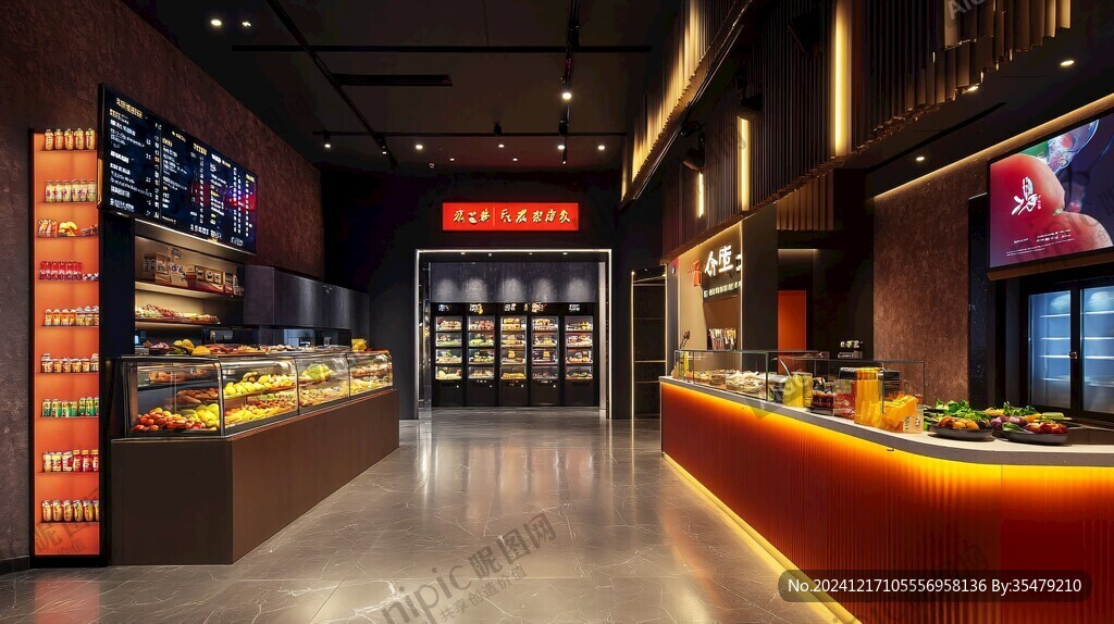 電影院食品售賣區(qū)
