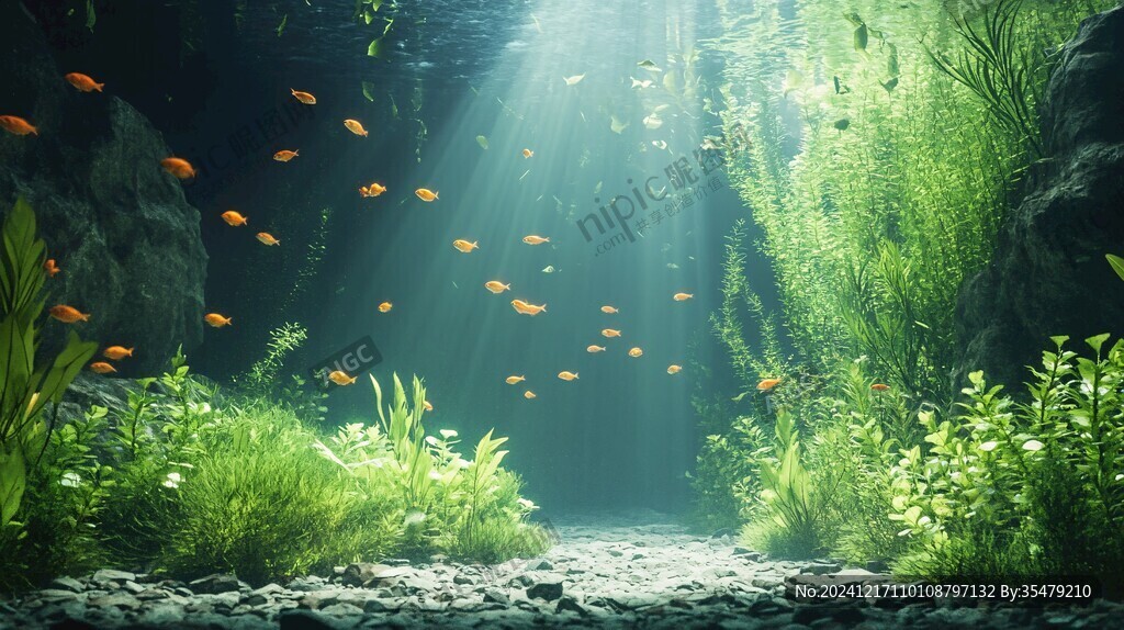 魚缸背景圖