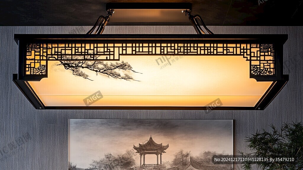 新中式吸頂燈