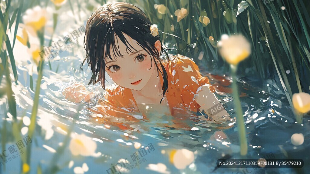 日系少女插畫