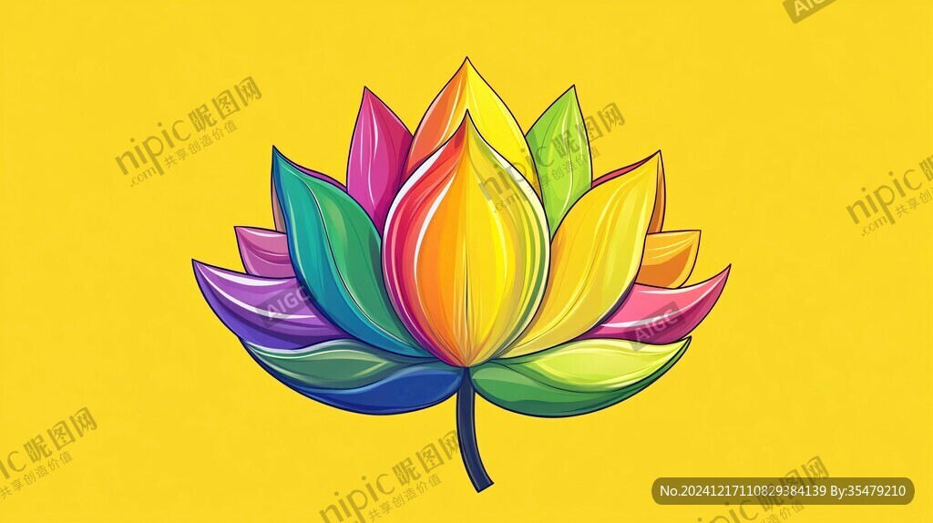 七色花標(biāo)志