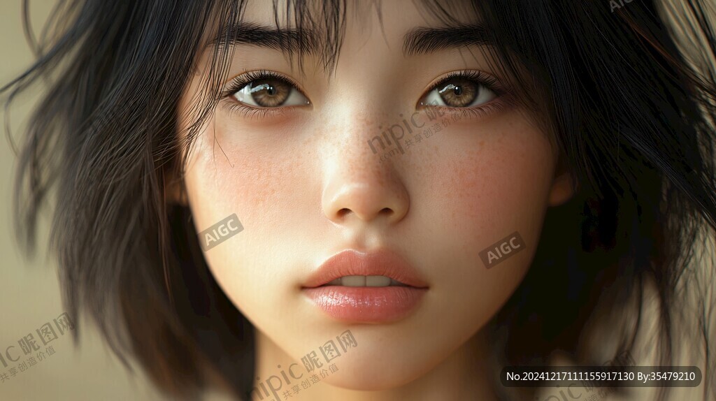 寫實(shí)人物插畫