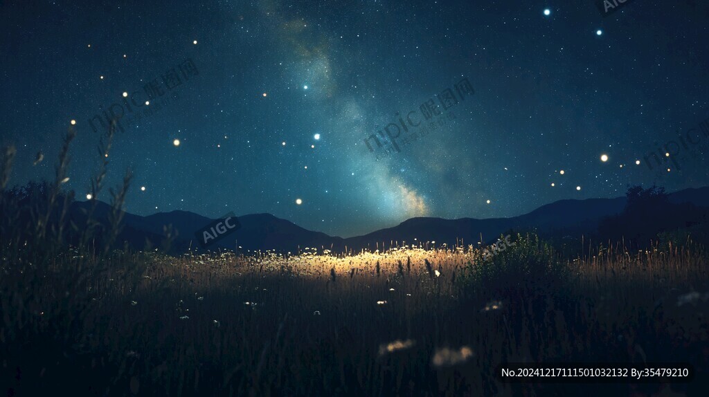 黑夜的草地