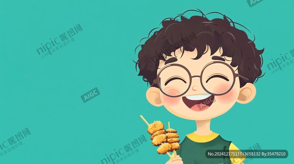 炸串插畫