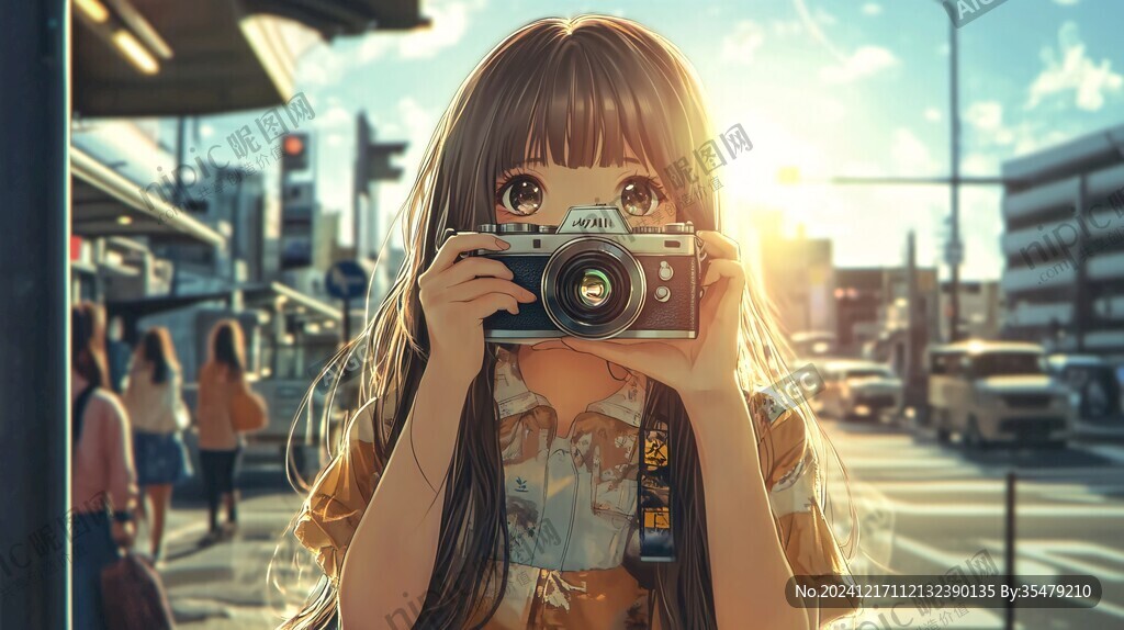 日系少女插畫