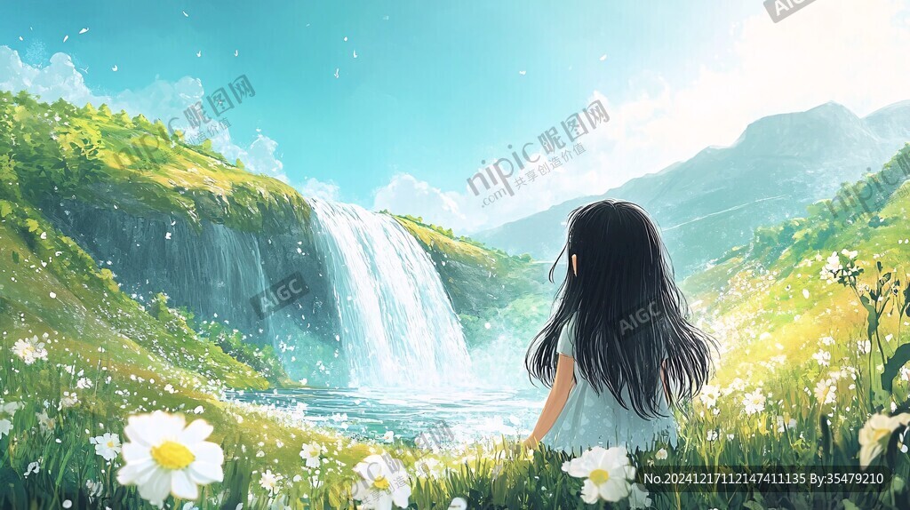 夢(mèng)幻風(fēng)景女孩