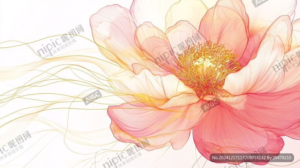 漸變風(fēng)花朵