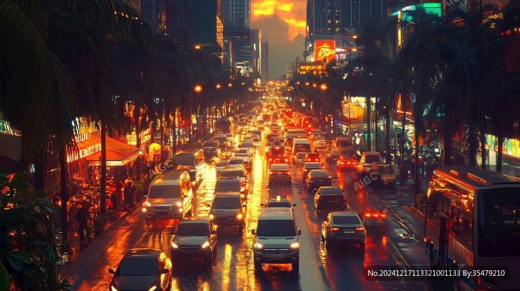 下班車流