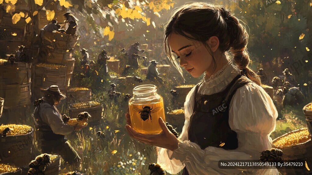 山區(qū)采蜜少女