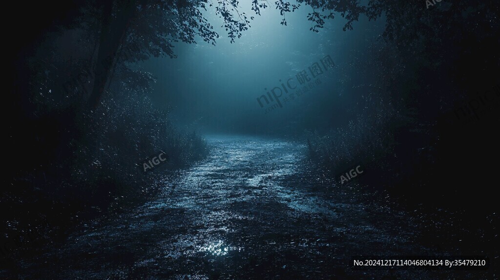 神秘的林間路