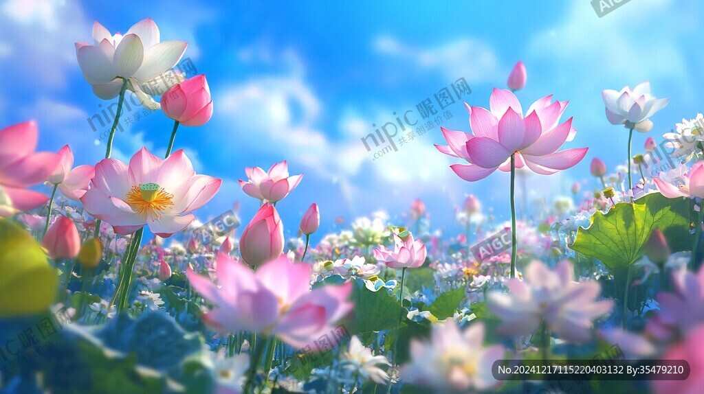 荷花節led屏背景