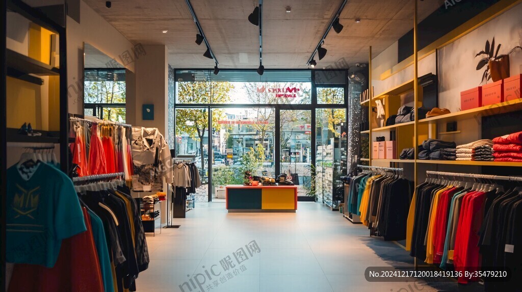 戶外服裝店內(nèi)景實拍