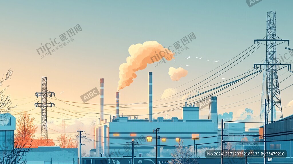 電廠場景海報
