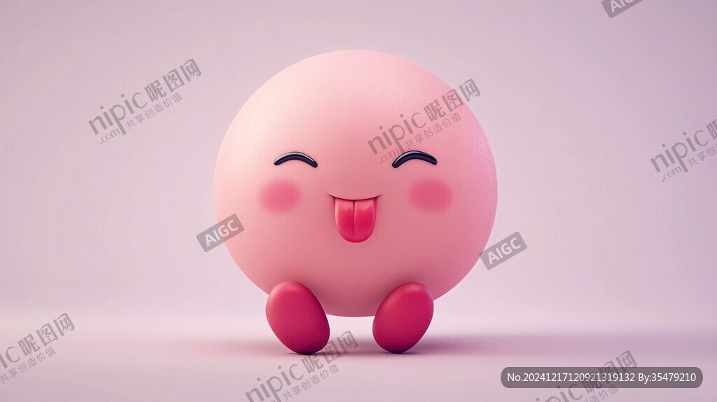 糖果粉萌吉祥物