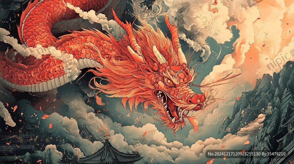 龍年文創(chuàng)插畫(huà)