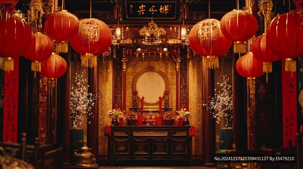 喜堂場景