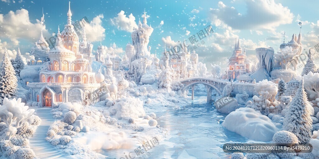 冰雪大世界插畫